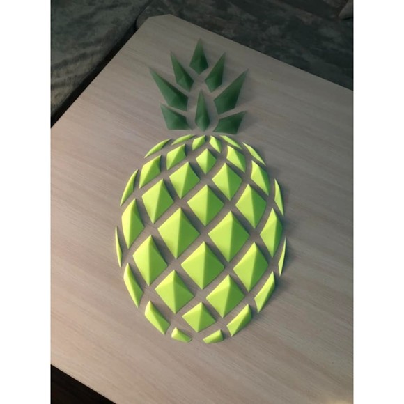 DGEmily Geometric Pineapple Wall Art | Large-Scale Wall Decor | Custom Sizes!! - Picture 7 of 7